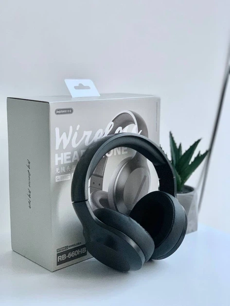 Бездротові навушники Bluetooth Remax RB-660HB Stereo - Фото 1 Бездротові навушники Bluetooth Remax RB-660HB Stereo - зображення 1