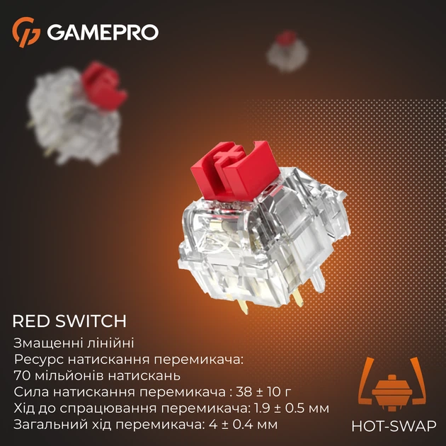Клавіатура дротова GamePro Genesis Silverlight MK116 USB Grey - зображення 9