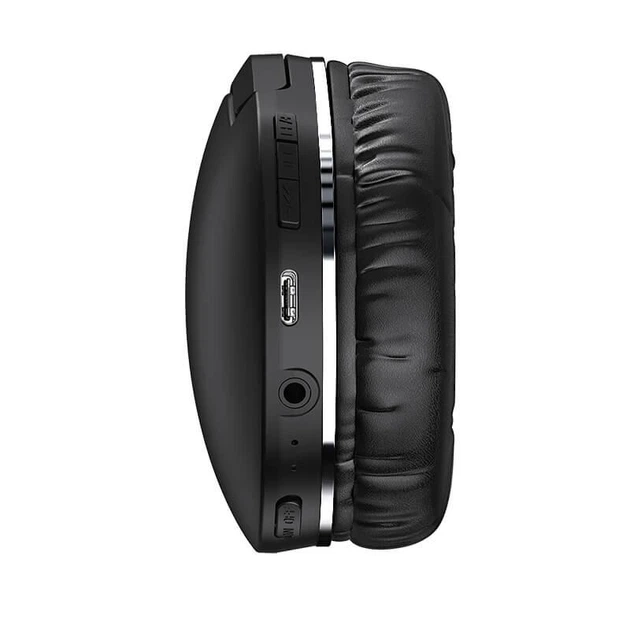Бездротові Bluetooth навушники з мікрофоном BASEUS Encok D02 Pro Wireless headphone (BT5.0, AUX). Black - Фото 5 Бездротові Bluetooth навушники з мікрофоном BASEUS Encok D02 Pro Wireless headphone (BT5.0, AUX). Black - зображення 5