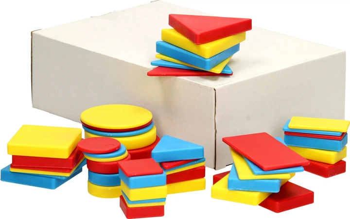 Zestaw klocków Lobbes geometryczno-matematyczny 48 elementów 8190044 (8713218061160) - obraz 2