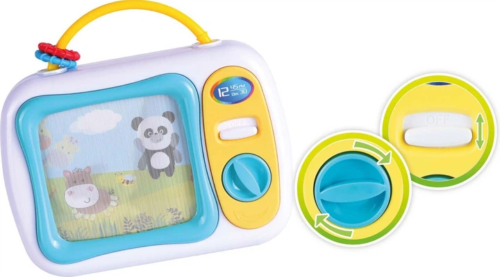 Zabawka dla niemowląt Toi-Toys telewizor dla dzieci ze zwierzętami i dźwiękami 2430751 (8714627019131) - obraz 2