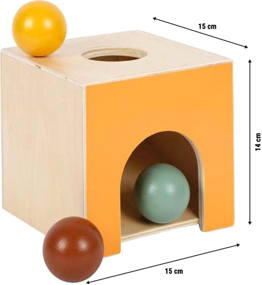 Іграшка Small Foot дерев'яна скринька Монтессорі 4 елементи 5420188 (4020972127440) - зображення 4