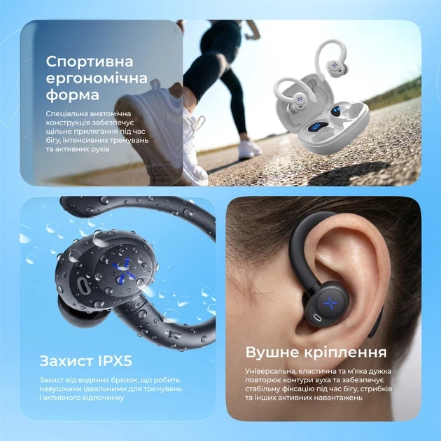 Навушники Proove X-Go TWS (APP) (643710001) - Фото 6 Навушники Proove X-Go TWS (APP) (643710001) - зображення 6