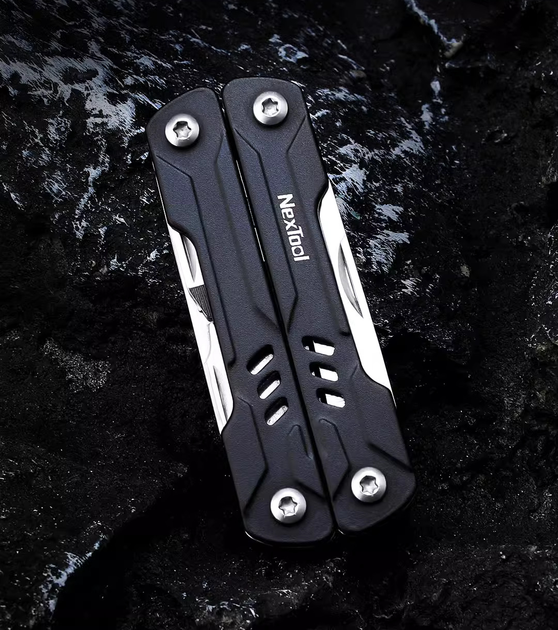 Мультитул NexTool Mini Sailor (Scissors Version) NE20237 10 в 1 складной мини инструмент универсальный карманный с ножницами ножом плоскогубцами отвертками EDC разборный для повседневного использования путешествий ремонта - изображение 13