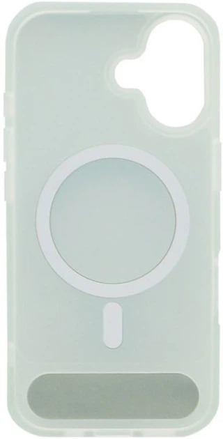 Etui Evelatus Rubber Coated MagSafe With Stand do Apple iPhone 17 Srebrny (EVEAPP17RCMSCS) - obraz 2