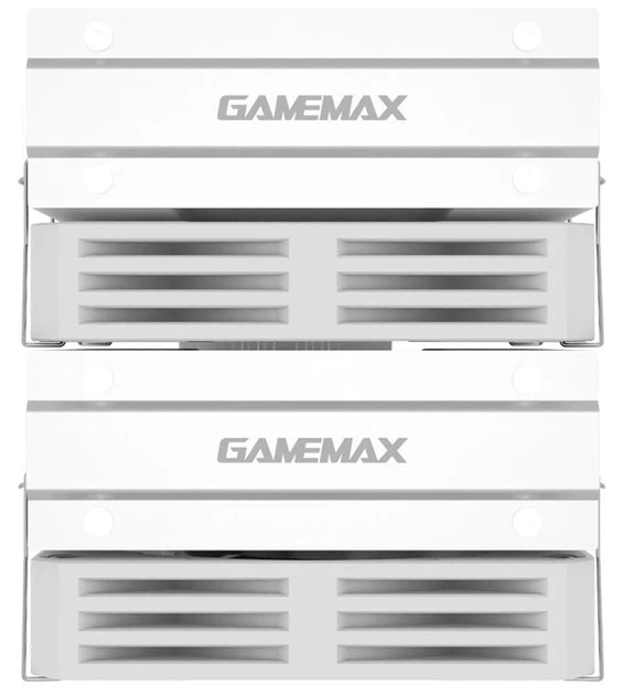 Кулер для процессора GameMax Twin 600 White - Фото 5 Кулер для процессора GameMax Twin 600 White - изображение 5