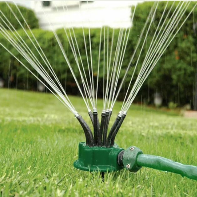 Умная система полива Multifunctional Sprinkler: садовый распылитель-дождеватель для газона на 360 градусов - изображение 4