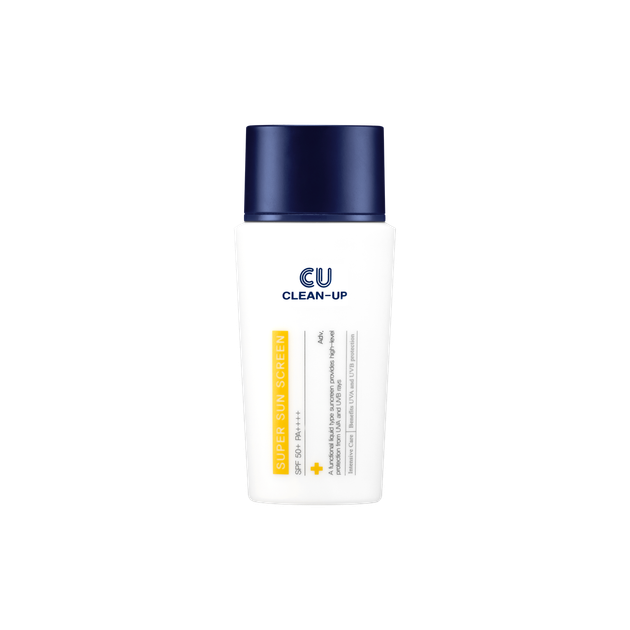 Сонцезахисний флюїд з минеральними та органічними фільтрами CU SKIN Clean-Up Super Screen SPF 50+ PA++++, 50 мл - Фото 1 Сонцезахисний флюїд з минеральними та органічними фільтрами CU SKIN Clean-Up Super Screen SPF 50+ PA++++, 50 мл - зображення 1