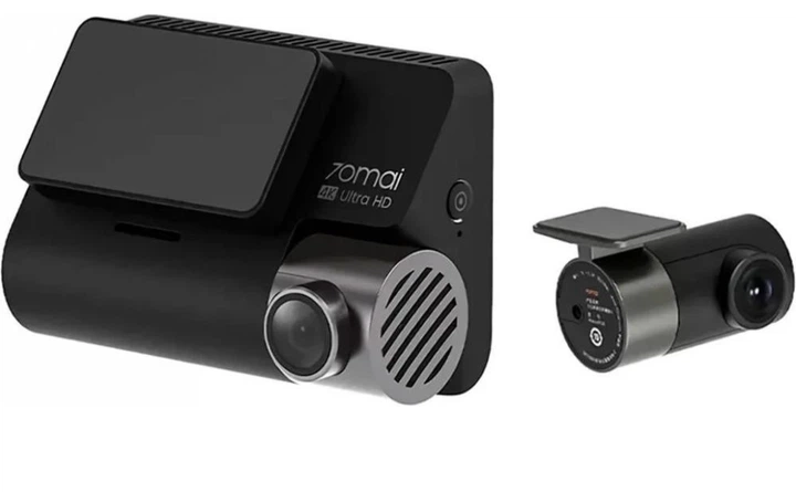 Автомобильный видеорегистратор Xiaomi 70mai Dash Cam 4K A810 + задняя камера RC12 + 4g модуль UP04 - изображение 3