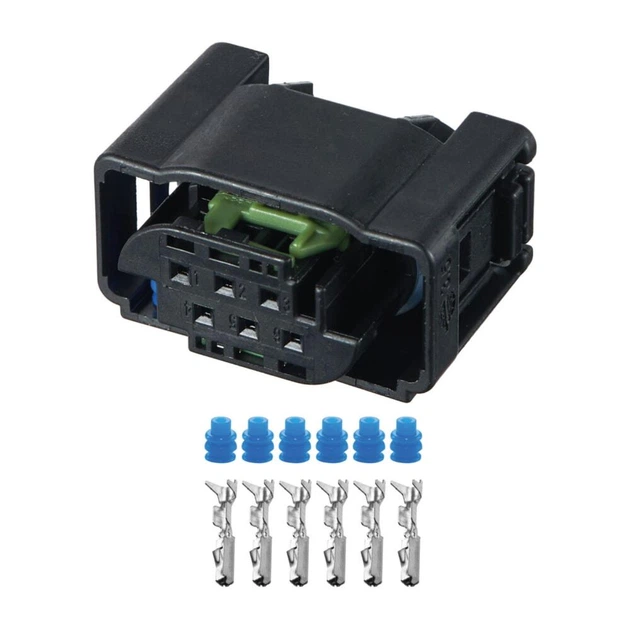 Разьем 6-кон., Корп, Дросс, Заслонки Педали Акселератора Bosch, 1-967616-1, TE BMW, Mercedes-Benz (Код: 41011) - Фото 1 Разьем 6-кон., Корп, Дросс, Заслонки Педали Акселератора Bosch, 1-967616-1, TE BMW, Mercedes-Benz (Код: 41011) - изображение 1