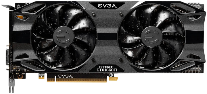 Видеокарта GeForce GTX 1660 Ti 6GB EVGA XC Ultra Gaming (06G-P4-1267-KR) Б/У - изображение 2