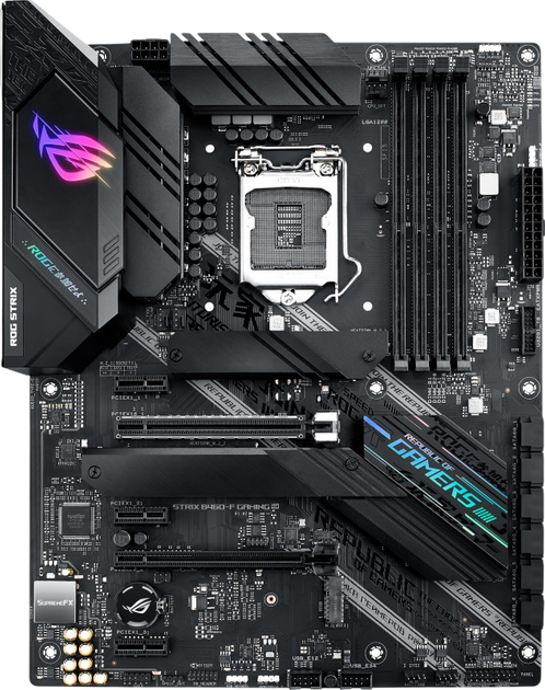 Материнська плата Asus B460-F ROG Strix Gaming LGA 1200 (ROG STRIX B460-F GAMING) Б/В - Фото 2 Материнська плата Asus B460-F ROG Strix Gaming LGA 1200 (ROG STRIX B460-F GAMING) Б/В - зображення 2