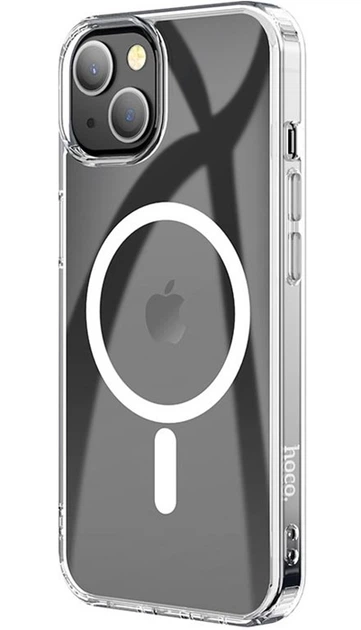 Чохол Hoco Magnetic Case для Apple iPhone 15 Plus Transparent (6942007605472) - Фото 3 Чохол Hoco Magnetic Case для Apple iPhone 15 Plus Transparent (6942007605472) - изображение 3