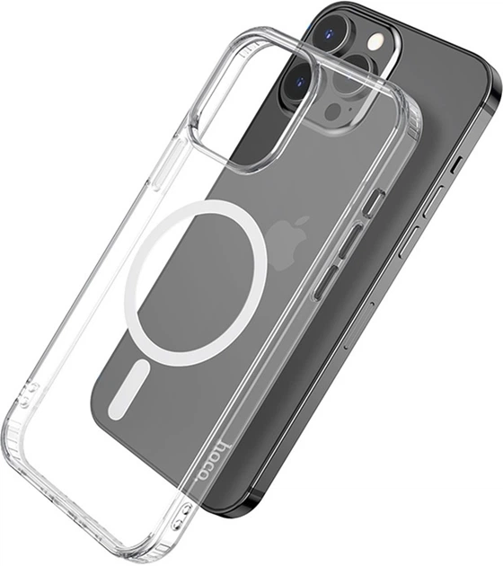 Чохол Hoco Magnetic Case для Apple iPhone 13 Pro Transparent - Фото 5 Чохол Hoco Magnetic Case для Apple iPhone 13 Pro Transparent - изображение 5