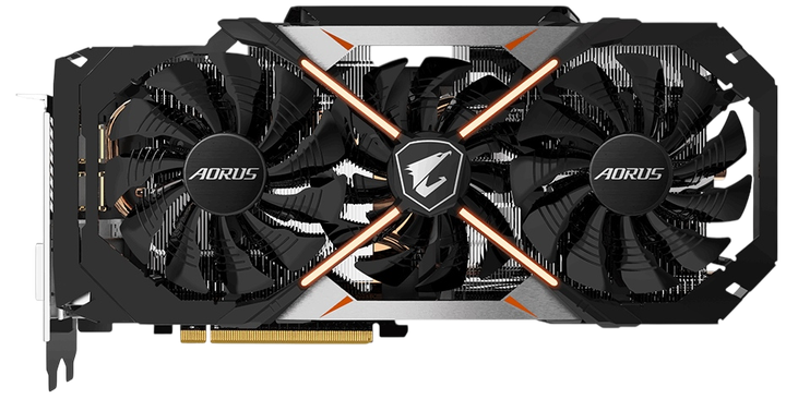 Видеокарта GeForce GTX 1070 8GB Gigabyte Aorus (GV-N1070AORUS-8GD) Б/У - изображение 2