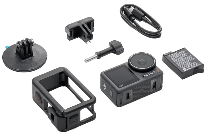 Экшн-камера DJI Osmo Action 3 Standard Combo / 120fps / Wi-Fi / Влагозащищенная / Черно-серый - изображение 5
