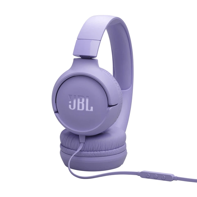 Дротові накладні навушники JBL Tune 520C, Type-C, 1.2m (JBLT520CPUR) Purple, UA UCRF - Фото 4 Дротові накладні навушники JBL Tune 520C, Type-C, 1.2m (JBLT520CPUR) Purple, UA UCRF - зображення 4