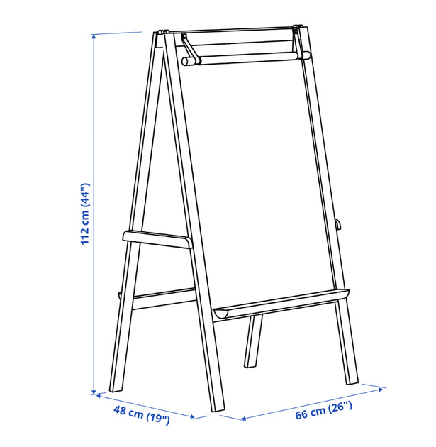 Мольберт детский, доска для рисования IKEA MALA 304.889.66 - изображение 7