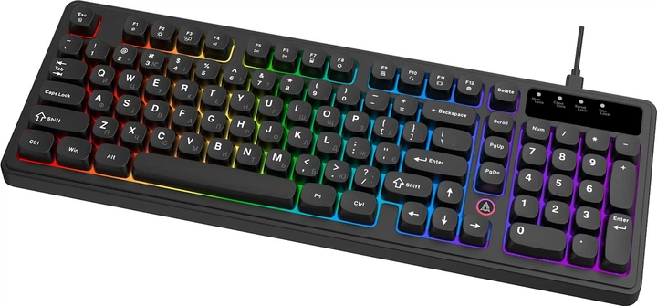 Klawiatura przewodowa Ajazz AF98 USB Black (AF98-B) - obraz 3