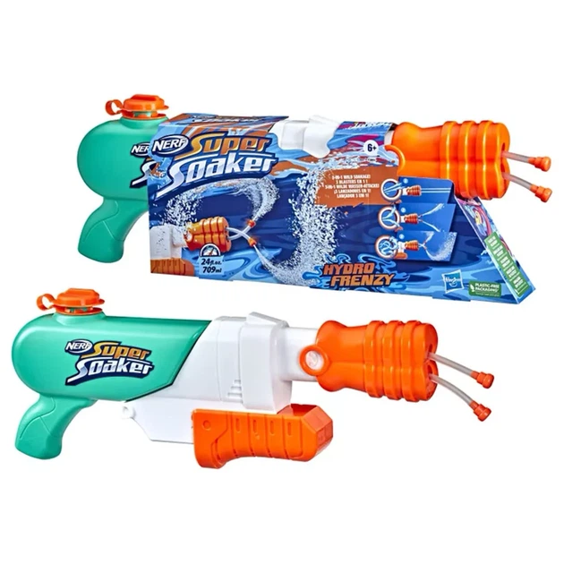 Бластер водний Hasbro Nerf Super Soaker Hydro Frenzy (F3891) - Фото 9 Бластер водний Hasbro Nerf Super Soaker Hydro Frenzy (F3891) - зображення 9