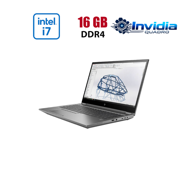 Мобильная рабочая станция HP ZBook Fury 15 G7 / 15.6" (1920x1080) IPS / Intel Core i7-10750H (6 (12) ядер по 2.6 - 5.0 GHz) / 16 GB DDR4 / 480 GB SSD / nVidia Quadro T2000 Max-Q, 4 GB GDDR6, 128-bit / WebCam б/у - Фото 1 Мобильная рабочая станция HP ZBook Fury 15 G7 / 15.6" (1920x1080) IPS / Intel Core i7-10750H (6 (12) ядер по 2.6 - 5.0 GHz) / 16 GB DDR4 / 480 GB SSD / nVidia Quadro T2000 Max-Q, 4 GB GDDR6, 128-bit / WebCam б/у - изображение 1