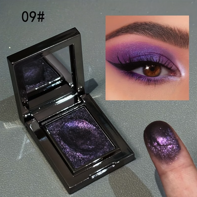 Тени для век с блестками Herorange, оттенок 09 Cosmic Purple - изображение 2