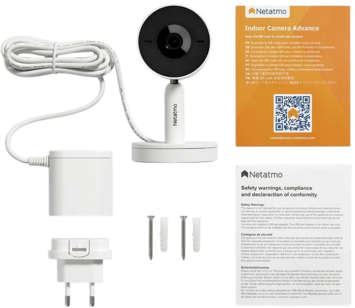Kamera IP Netatmo NPC-W White (3700730505871) - obraz 3