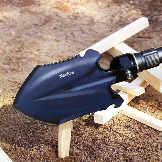 Лопата многофункциональная NexTool NE20206 складная мини-лопата 11 инструментов в одном разборная туристическая лопата с чехлом - изображение 8