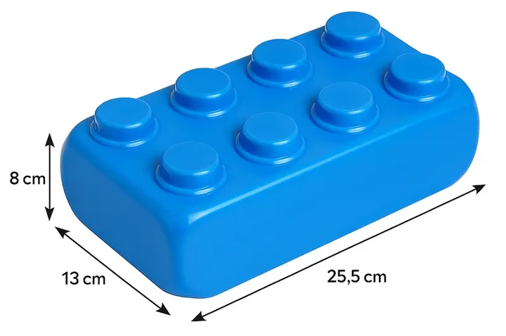 Конструктор блочний 115/26 "Mega Brick №3" 30 елементів BAMSIC - изображение 4