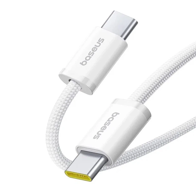 Кабель Baseus Dynamic 4 Series Cable Type-C to Type-C 100W 1m P10381400211-00 White - Фото 3 Кабель Baseus Dynamic 4 Series Cable Type-C to Type-C 100W 1m P10381400211-00 White - изображение 3