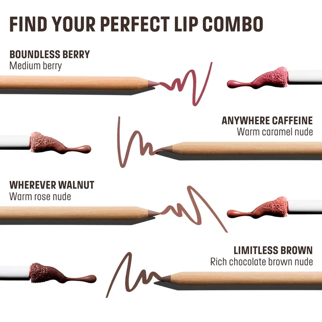 Карандаш для губ и глаз MAKE UP FOR EVER Artist Pencil Eye & Lip Liner 808 Boundless Berry без коробки 1.4 г - изображение 9