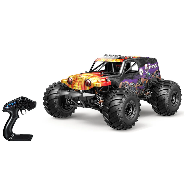 Радіокерована машинка HS14411 1:14 4WD на пульті керування до 50 км/год, RC позашляховик, всюдихід, акумулятор 7.4V - зображення 2