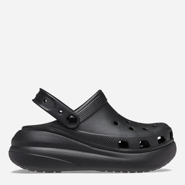 Жіночі крокси на платформі Crocs Classic Crush Clogs, Чорні, 207521-100, (M4/W6), 36-37, 22см - Фото 1 Жіночі крокси на платформі Crocs Classic Crush Clogs, Чорні, 207521-100, (M4/W6), 36-37, 22см - зображення 1
