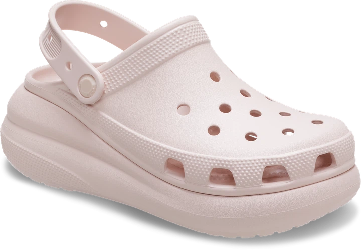 Женские кроксы на платформе Crocs Classic Crush Clogs, Пудровые, 207521-100, (M5/W7), 37-38, 23см - Фото 2 Женские кроксы на платформе Crocs Classic Crush Clogs, Пудровые, 207521-100, (M5/W7), 37-38, 23см - изображение 2