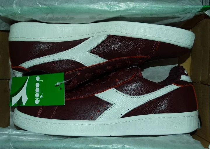 Кроссовки из натуральной кожи унисекс diadora размер 42 - изображение 4