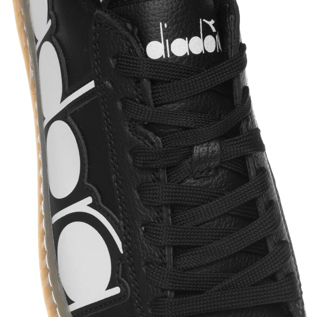 Кожаные кроссовки diadora game bolder размер 43 чёрно - белые - Фото 4 Кожаные кроссовки diadora game bolder размер 43 чёрно - белые - изображение 4