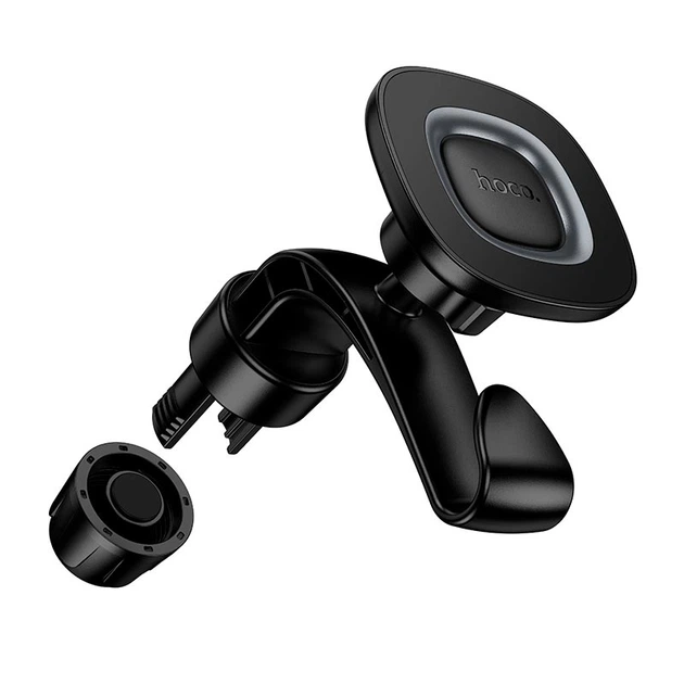 Автомобільний тримач на підголівник Hoco H99 Crown magnetic car holder (headrest) Black - зображення 3