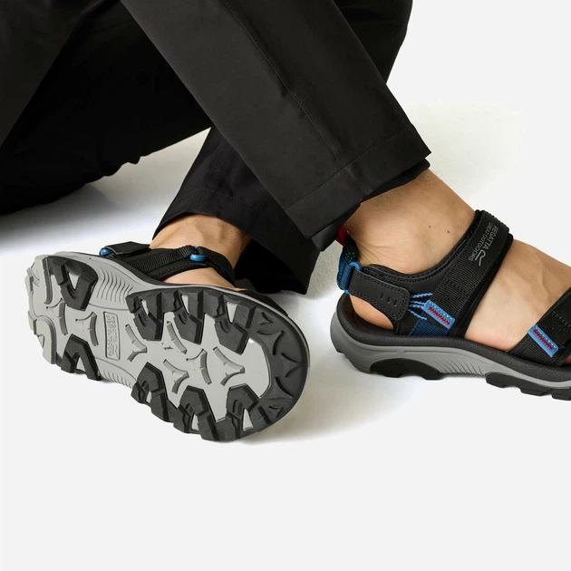 Мужские сандалии Regatta Blaze Sandal RMF870-BCB 43 (9UK) Черные с синим (5063516026617) - изображение 8