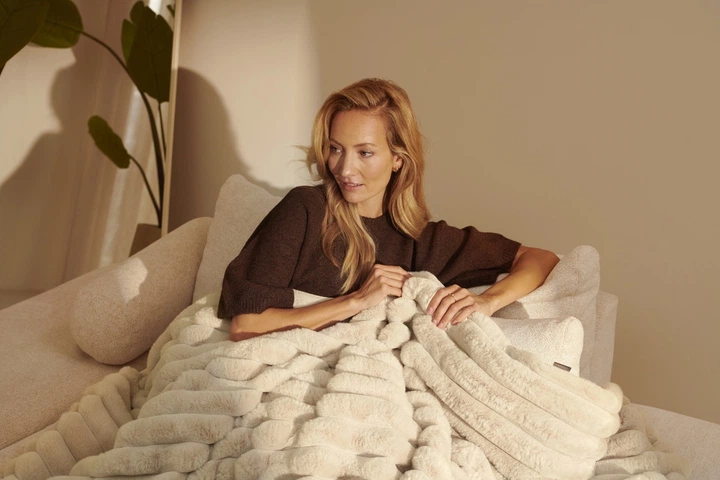 Koc elektryczny Duux Snooze 200 x 200 cm Beżowy - obraz 6