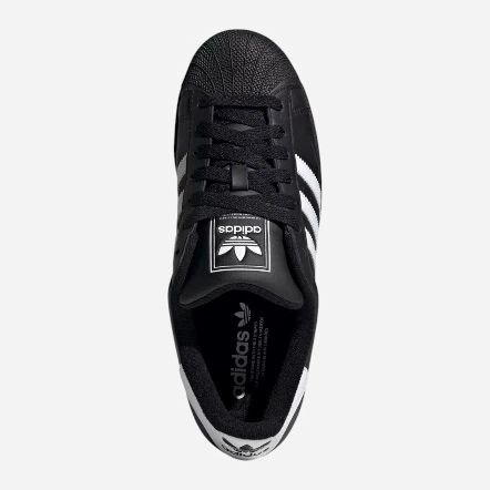 Жіночі кеди низькі adidas Superstar Ii JI0079 39.5 (6UK) Чорні (4067898775904) - зображення 5
