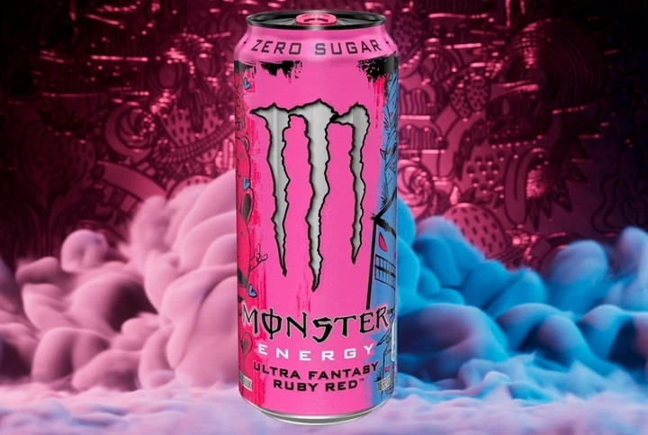 Енергетик червоний грейпфрут (без цукру) Монстер Monster ruby red 500ml - зображення 2