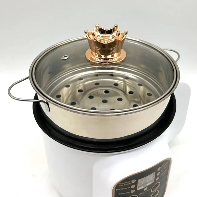 Многофункциональная электрокастрюля Domotec MS-7729 1.8л с пароваркой 2000Вт 10342 - изображение 4