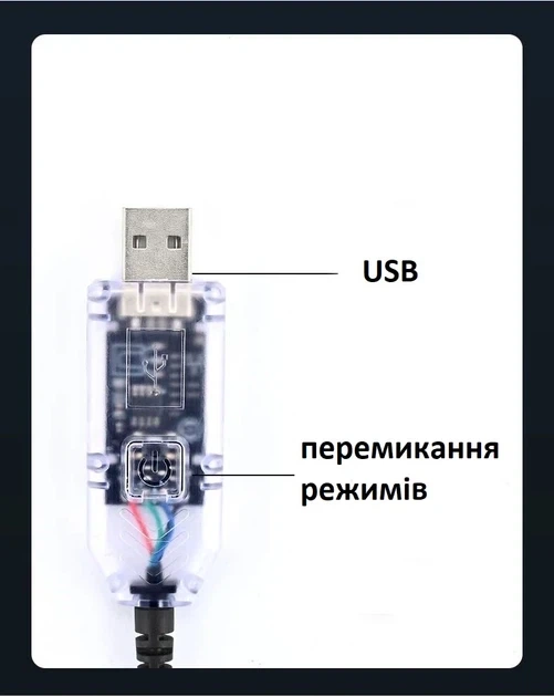 LED-матриця DEVIL'S EYE BLUE XL8 — глибока синя світлодіодна панель на лобове скло фури, вантажівки, трака, - зображення 6