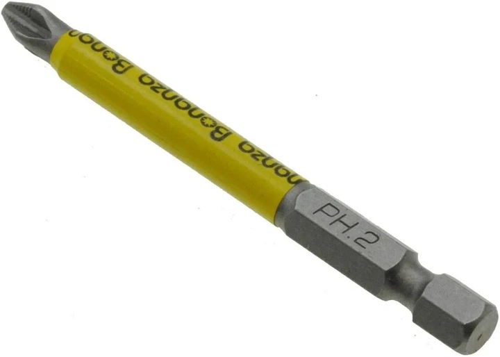 Бита Bonanza PH2 L=70 мм (1шт) (bit033) - Фото 2 Бита Bonanza PH2 L=70 мм (1шт) (bit033) - изображение 2