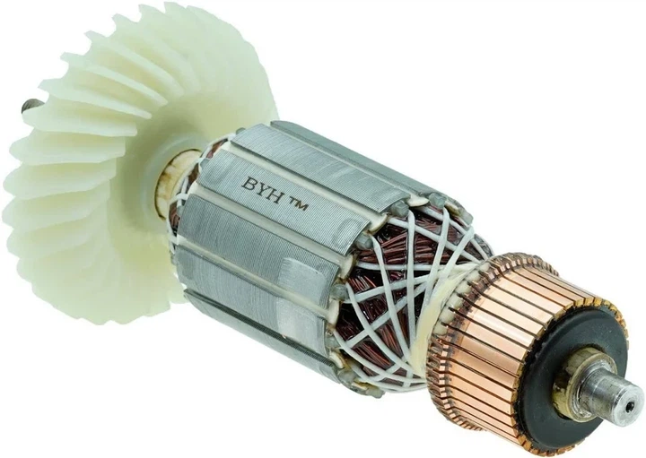 Якір (ротор) для болгарки Makita GA9050, аналог 518747-7 (як1107) - Фото 3 Якір (ротор) для болгарки Makita GA9050, аналог 518747-7 (як1107) - зображення 3