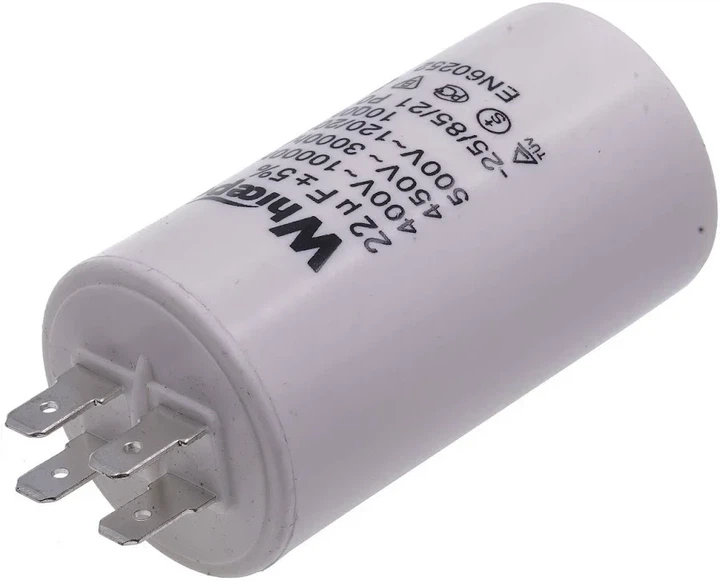 Конденсатор CBB60 22 мкФ 450V (40×73 мм) (кон036)) - Фото 1 Конденсатор CBB60 22 мкФ 450V (40×73 мм) (кон036)) - изображение 1