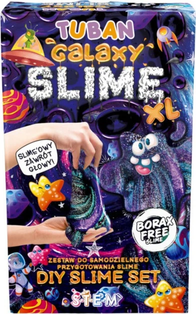 Zestaw kreatywny Tuban Galaxy Slime XL TU3772 (5901087037727) - obraz 2