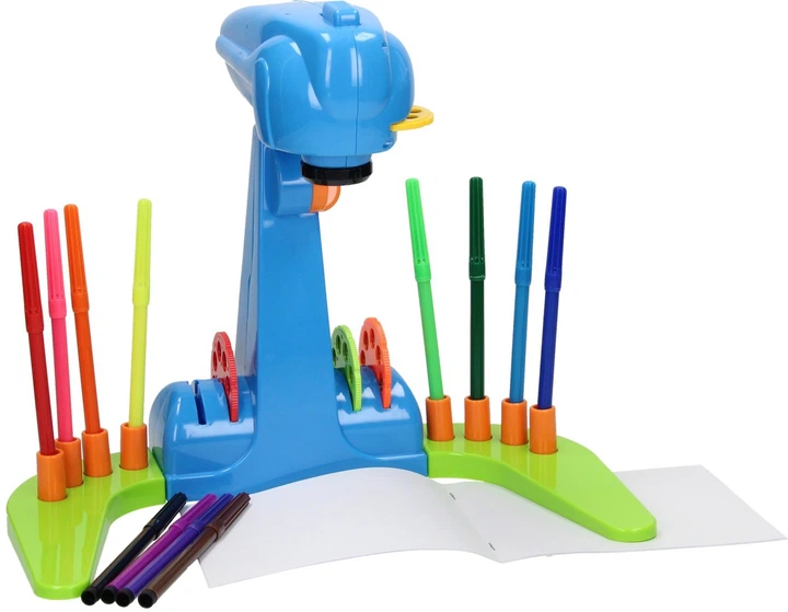 Projektor do rysowania Lobbes Speelgoed 26 elementów 7220548 (8718012057715) - obraz 2