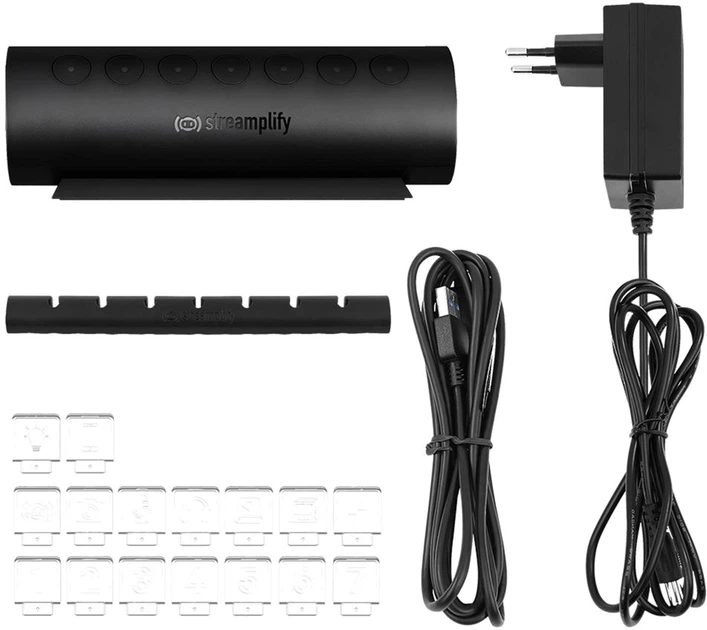 USB-Хаб Streamplify&nbsp;HUB CTRL 7 (SPUH-HC71217.11) - зображення 5
