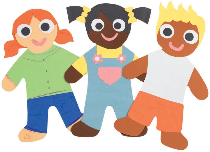 Zestaw kreatywny Colorations Colors Like Me kształty ludzi 24 szt 6040007 (5710903700413) - obraz 3